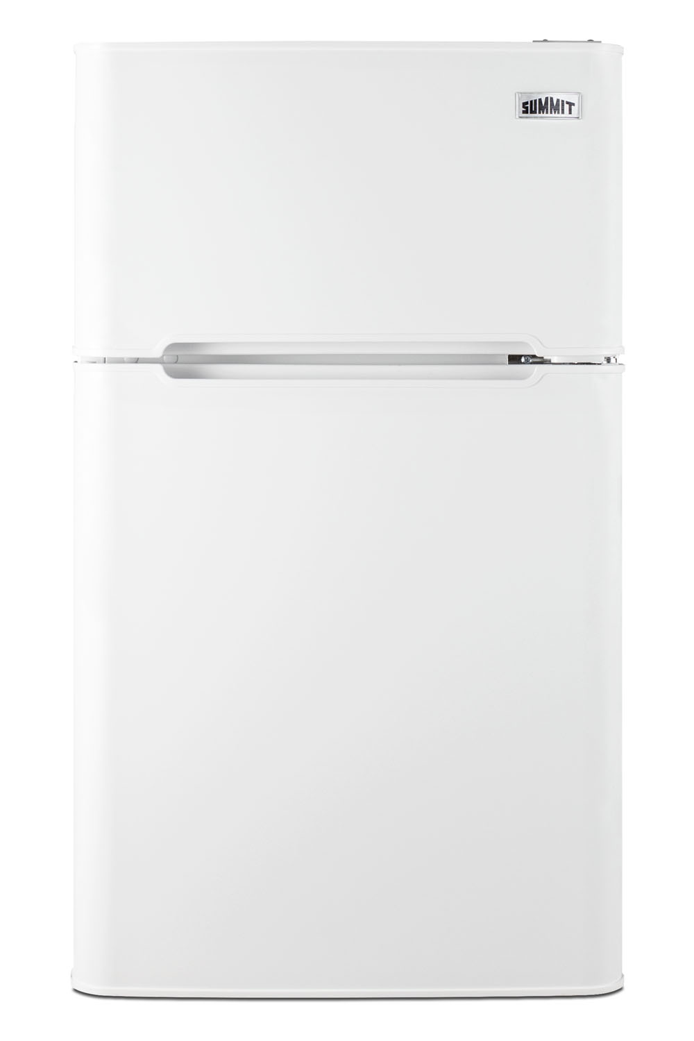 ENERGY STAR certified ADA height 2-door refrigerator-freezer in white